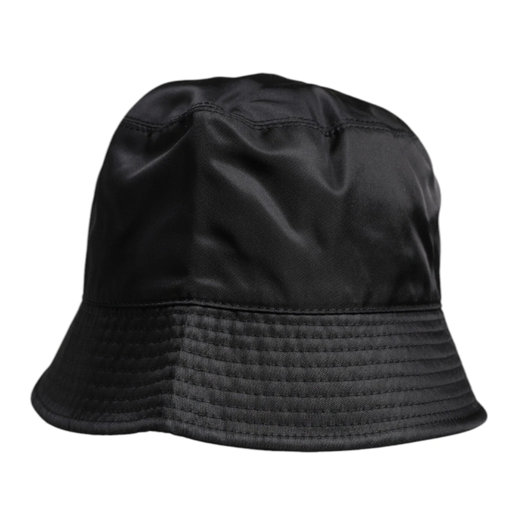 Dolce & Gabbana Dolce & Gabbana Black Cotton Wide Brim Bucket Hat