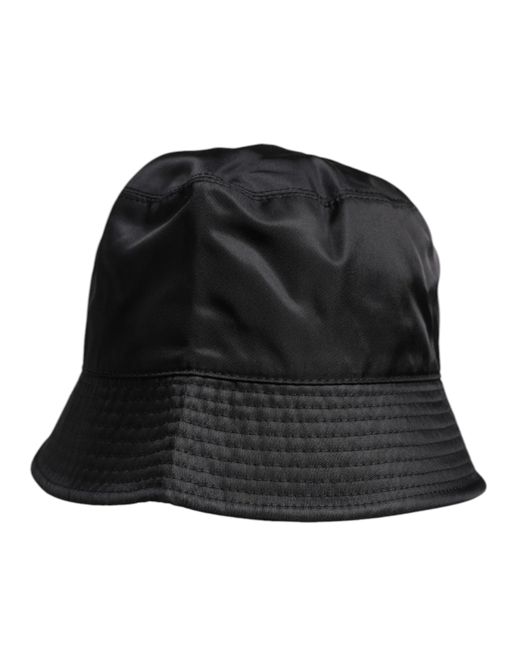 Dolce & Gabbana Dolce & Gabbana Black Cotton Wide Brim Bucket Hat