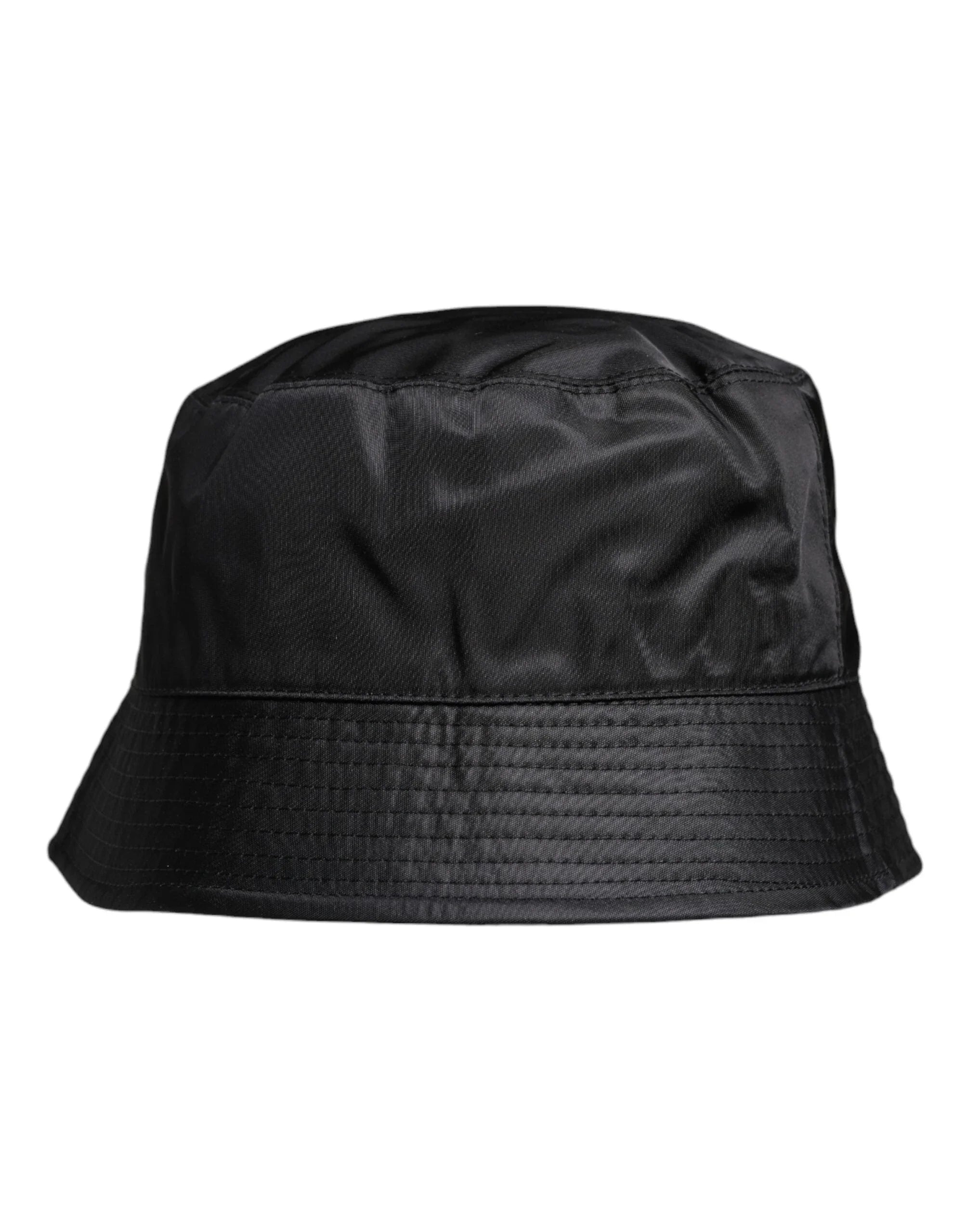 Dolce & Gabbana Dolce & Gabbana Black Cotton Wide Brim Bucket Hat