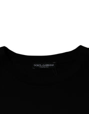 Dolce & Gabbana T-Shirts Dolce & Gabbana Black Crew Neck Short Sleeve T-shirt