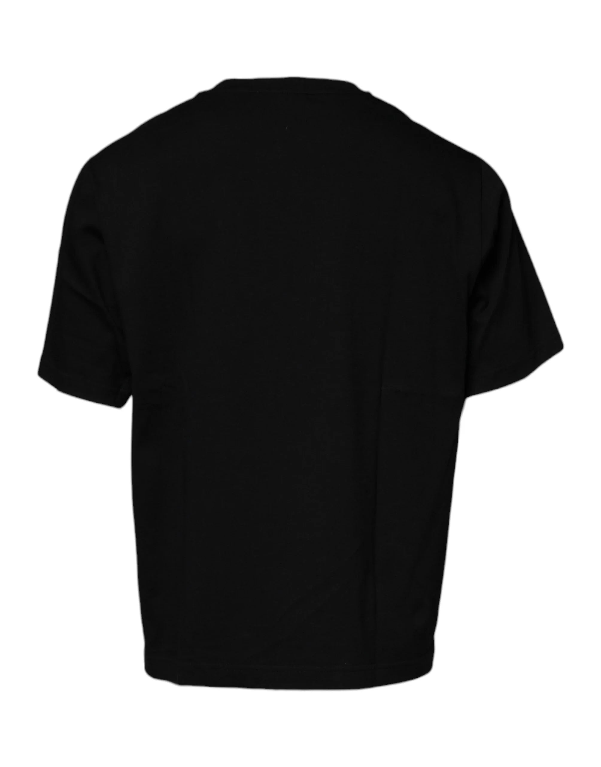 Dolce & Gabbana T-Shirts Dolce & Gabbana Black Crew Neck Short Sleeve T-shirt