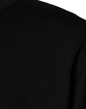 Dolce & Gabbana T-Shirts Dolce & Gabbana Black Crew Neck Short Sleeve T-shirt