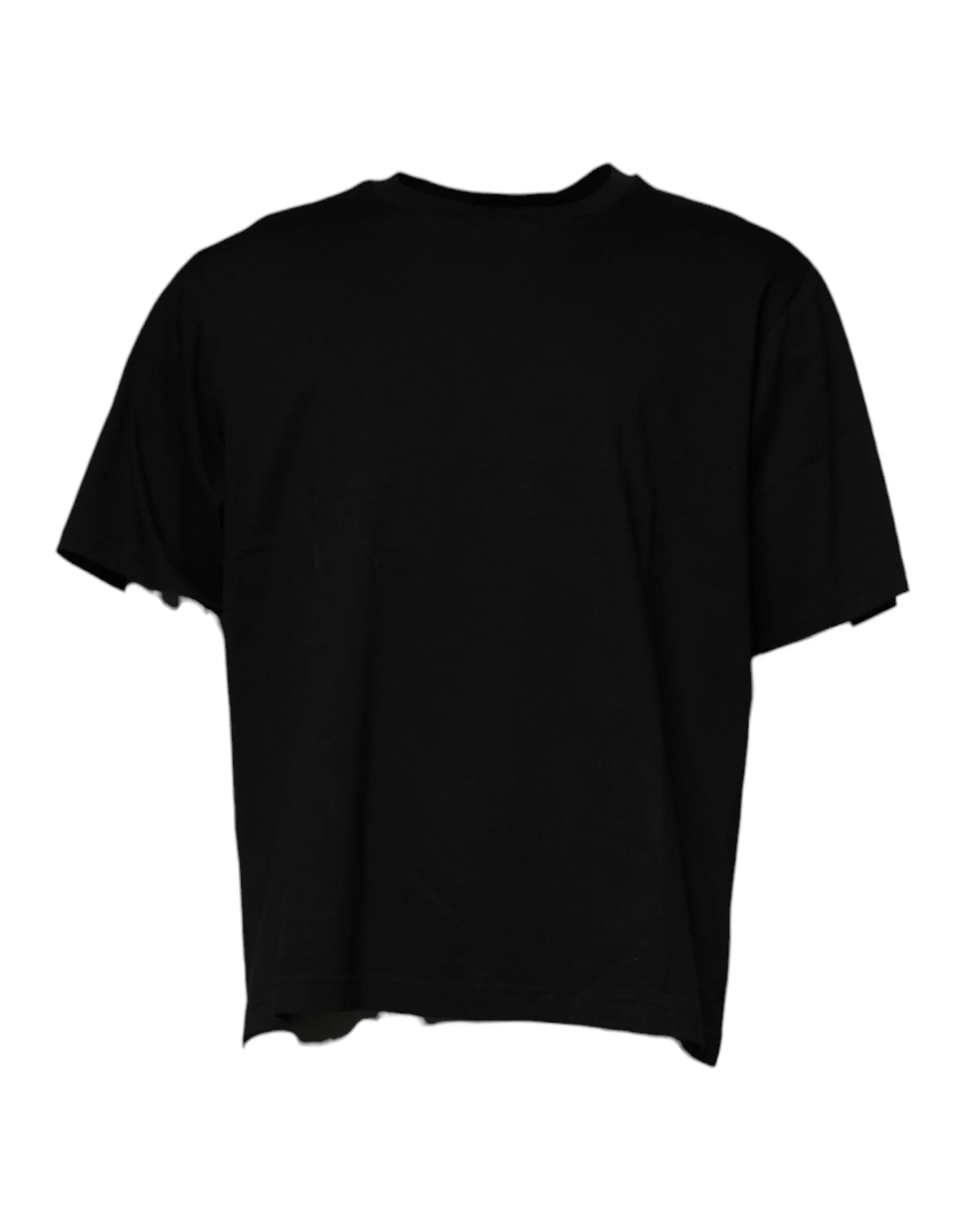 Dolce & Gabbana T-Shirts Dolce & Gabbana Black Crew Neck Short Sleeve T-shirt