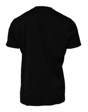 Dolce & Gabbana T-Shirts IT56 | XXL Dolce & Gabbana Black Crew Neck Short Sleeve T-shirt