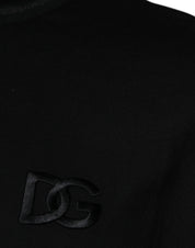 Dolce & Gabbana T-Shirts IT56 | XXL Dolce & Gabbana Black Crew Neck Short Sleeve T-shirt