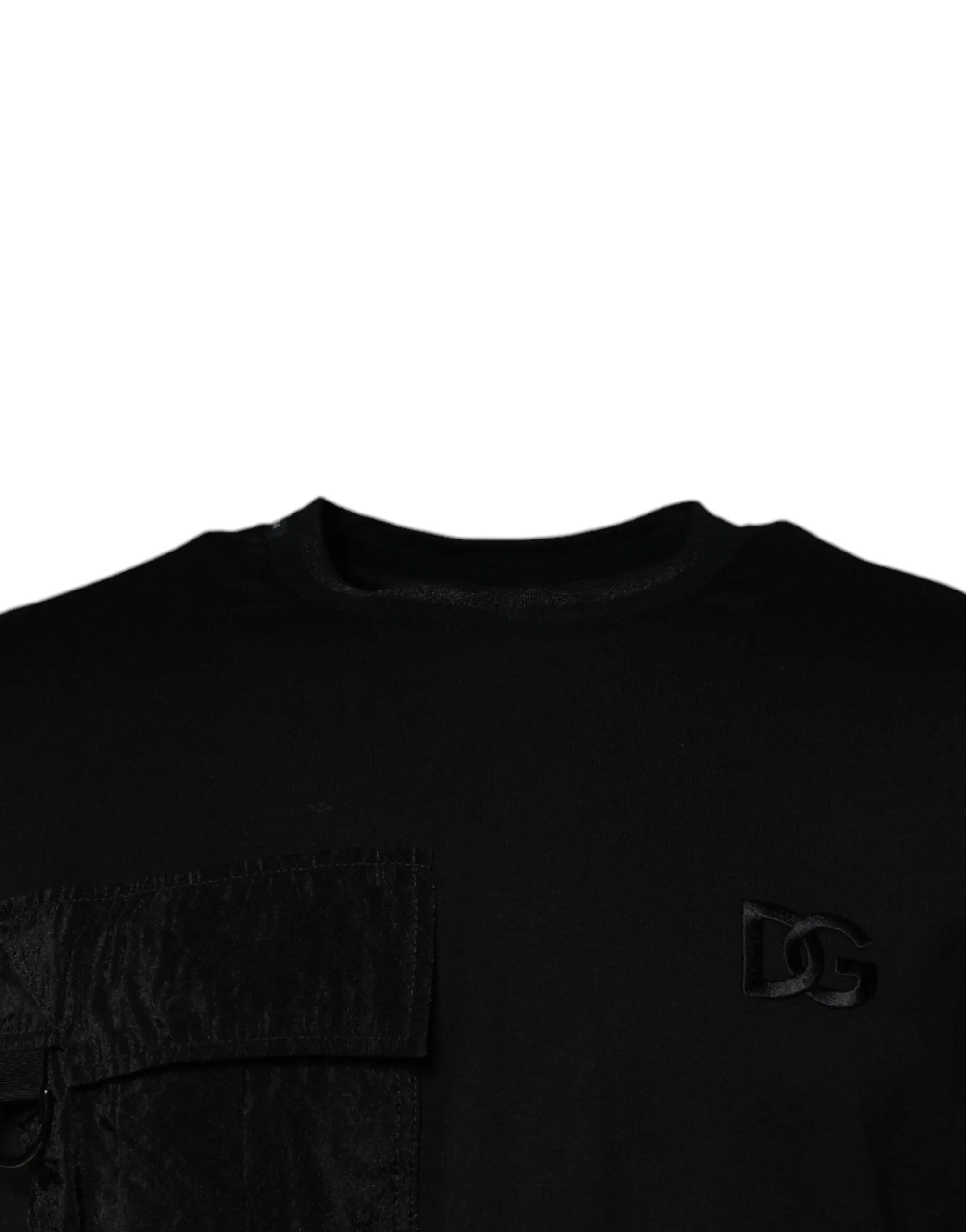 Dolce & Gabbana T-Shirts IT56 | XXL Dolce & Gabbana Black Crew Neck Short Sleeve T-shirt