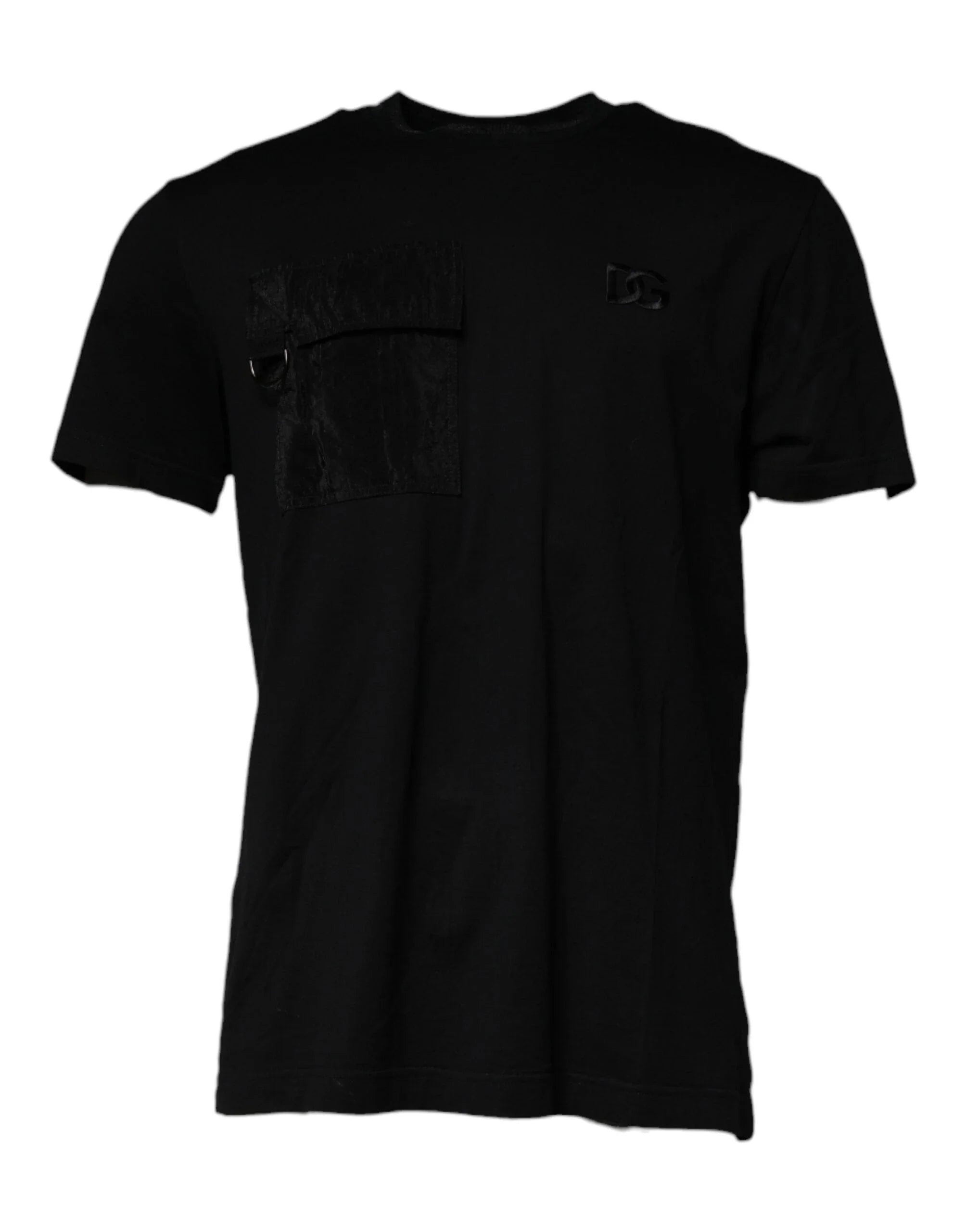 Dolce & Gabbana T-Shirts IT56 | XXL Dolce & Gabbana Black Crew Neck Short Sleeve T-shirt