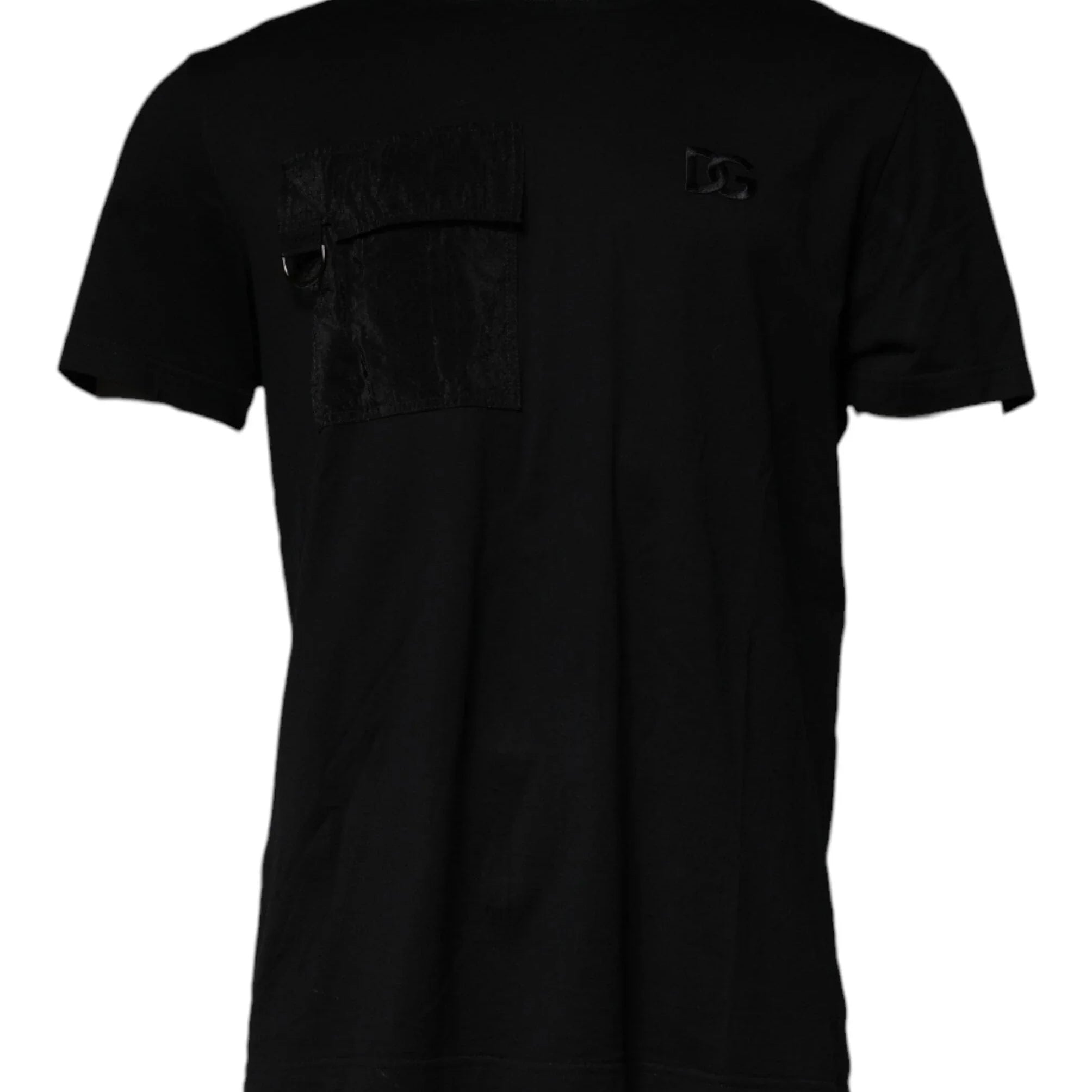Dolce & Gabbana T-Shirts IT56 | XXL Dolce & Gabbana Black Crew Neck Short Sleeve T-shirt