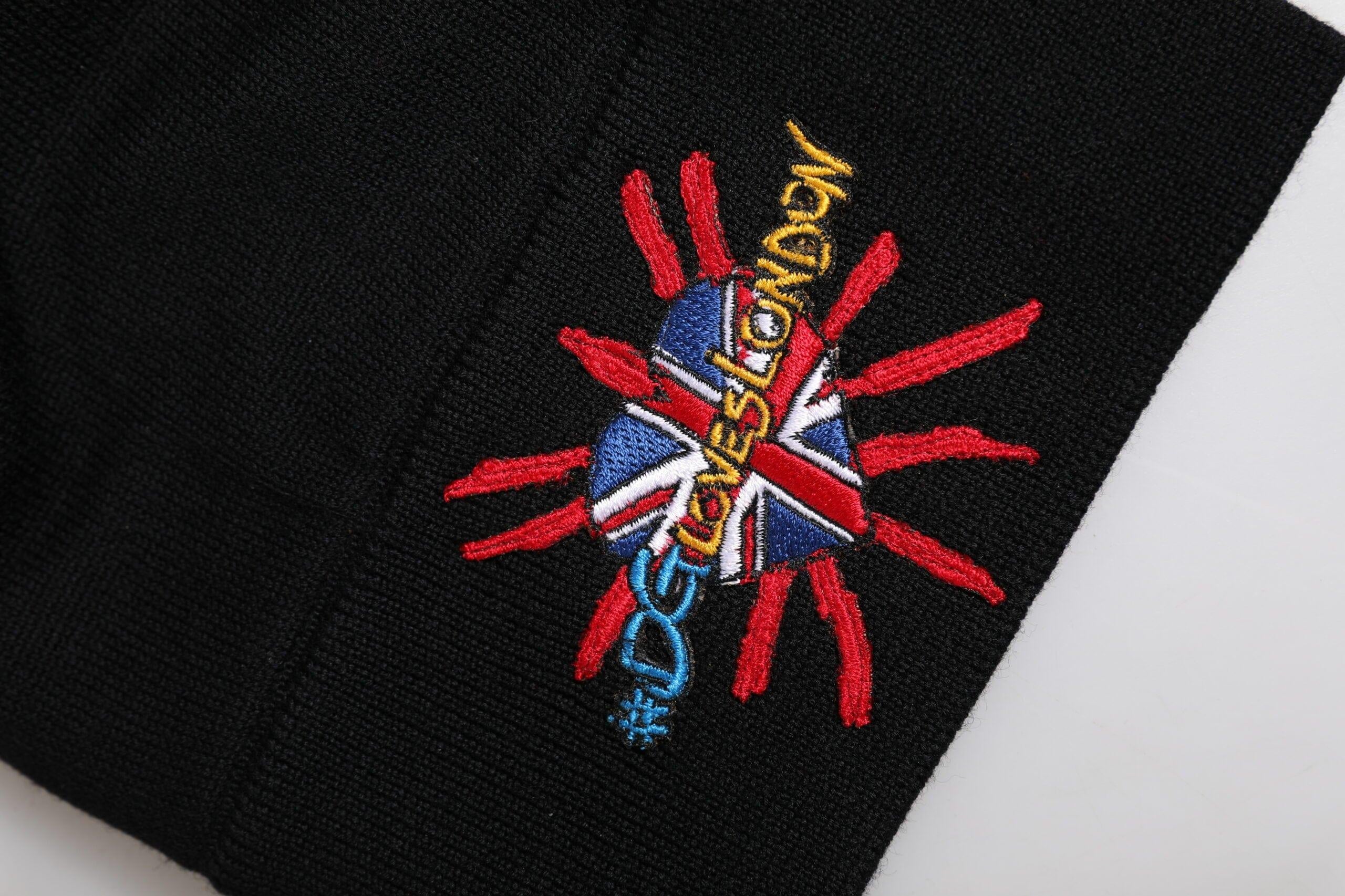 Dolce & Gabbana Dolce & Gabbana Black #DGLOVESLONDON Knitted Beanie Hat