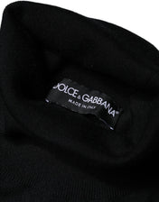 Dolce & Gabbana Sweaters IT48 | M Dolce & Gabbana Black LongSleeve Turtleneck Pullover Sweater