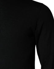 Dolce & Gabbana Sweaters IT48 | M Dolce & Gabbana Black LongSleeve Turtleneck Pullover Sweater
