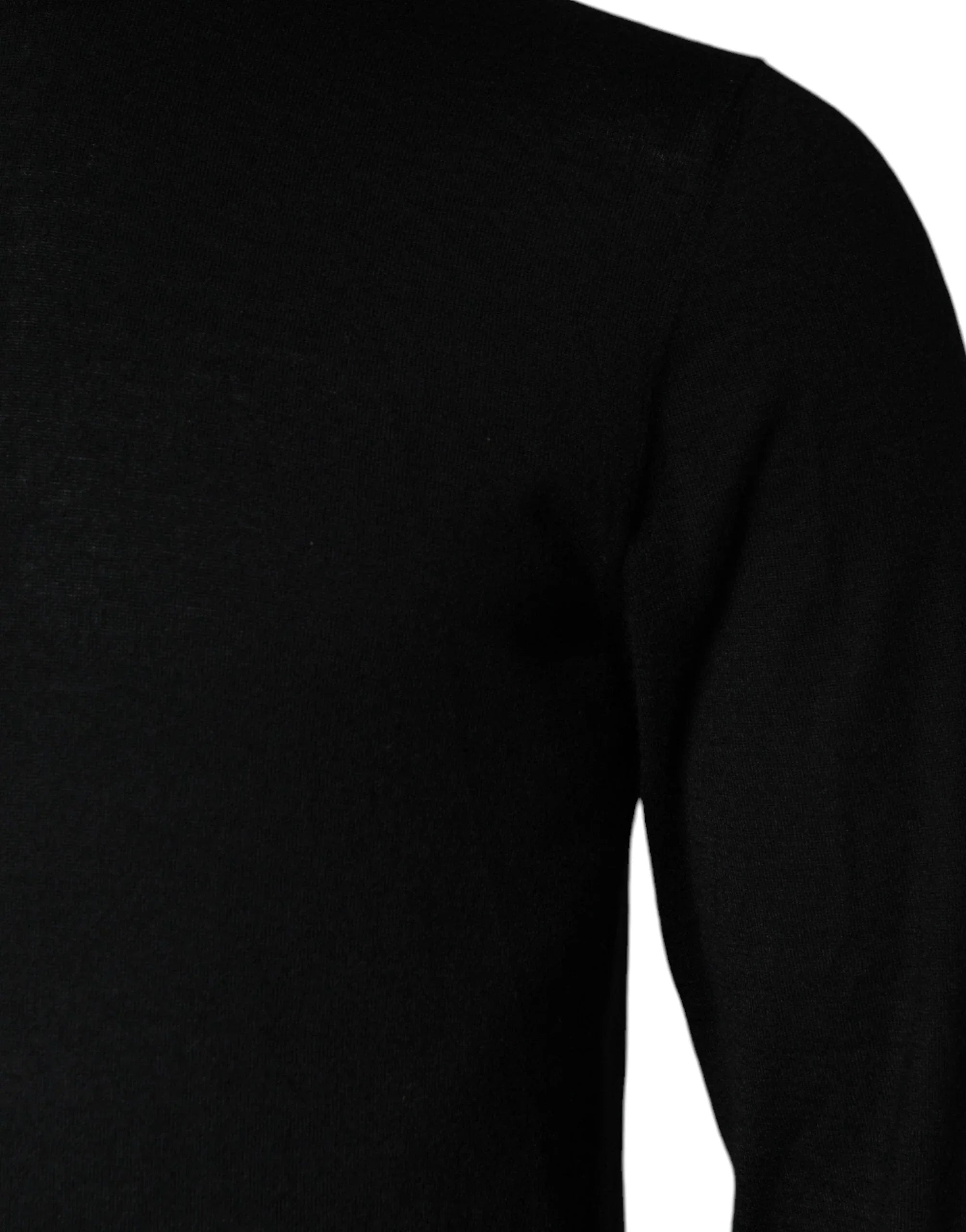 Dolce & Gabbana Sweaters IT48 | M Dolce & Gabbana Black LongSleeve Turtleneck Pullover Sweater