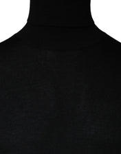 Dolce & Gabbana Sweaters IT48 | M Dolce & Gabbana Black LongSleeve Turtleneck Pullover Sweater