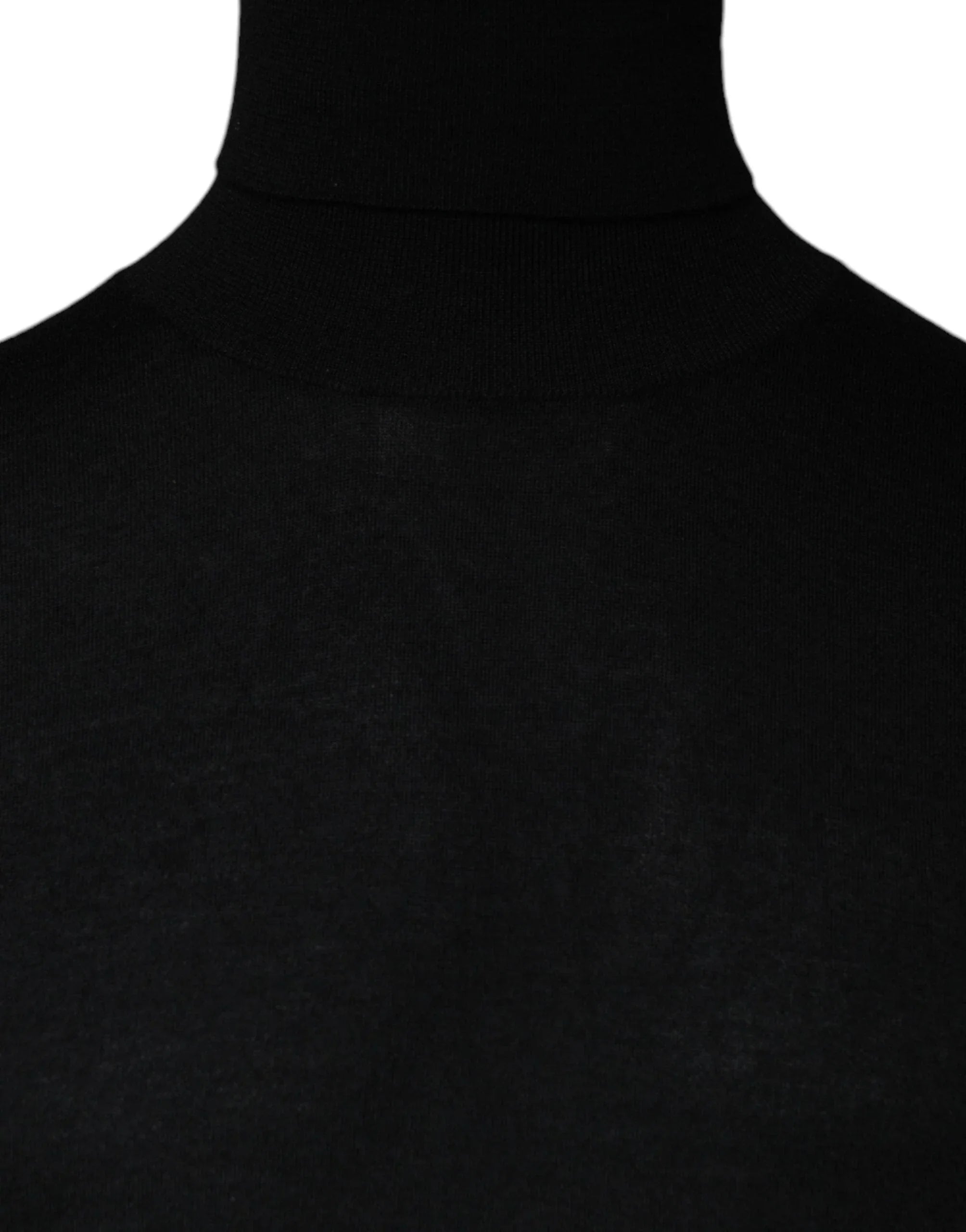 Dolce & Gabbana Sweaters IT48 | M Dolce & Gabbana Black LongSleeve Turtleneck Pullover Sweater