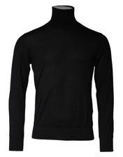 Dolce & Gabbana Sweaters IT48 | M Dolce & Gabbana Black LongSleeve Turtleneck Pullover Sweater