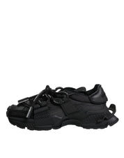 Dolce & Gabbana Sneakers EU39/US6 Dolce & Gabbana Black Low Top Space Lace Up Sneakers Shoes