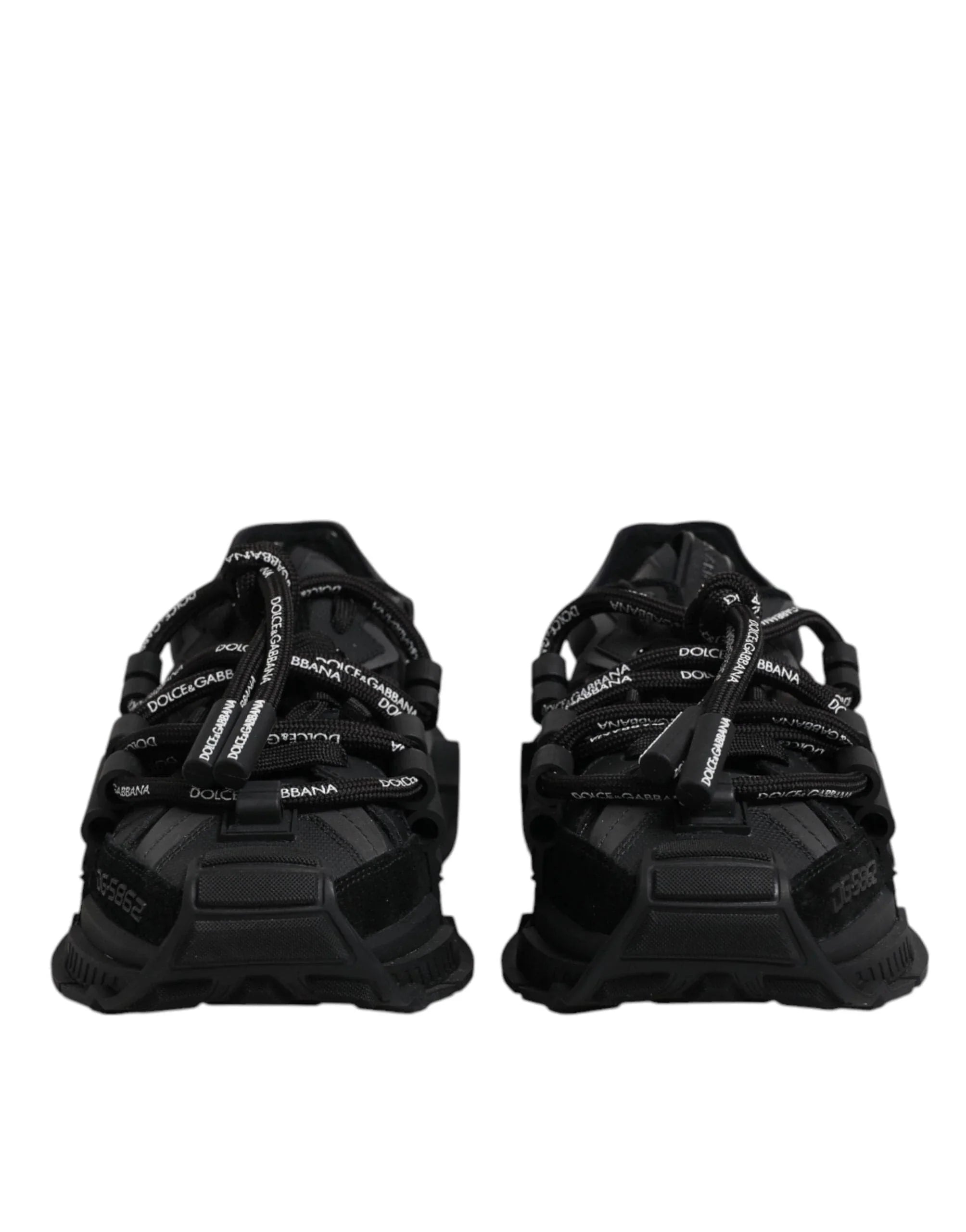 Dolce & Gabbana Sneakers EU39/US6 Dolce & Gabbana Black Low Top Space Lace Up Sneakers Shoes