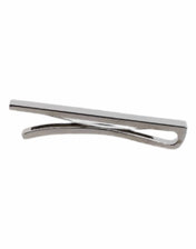 Dolce & Gabbana Dolce & Gabbana Black Tone Brass Logo Branded Tie Clip Bar