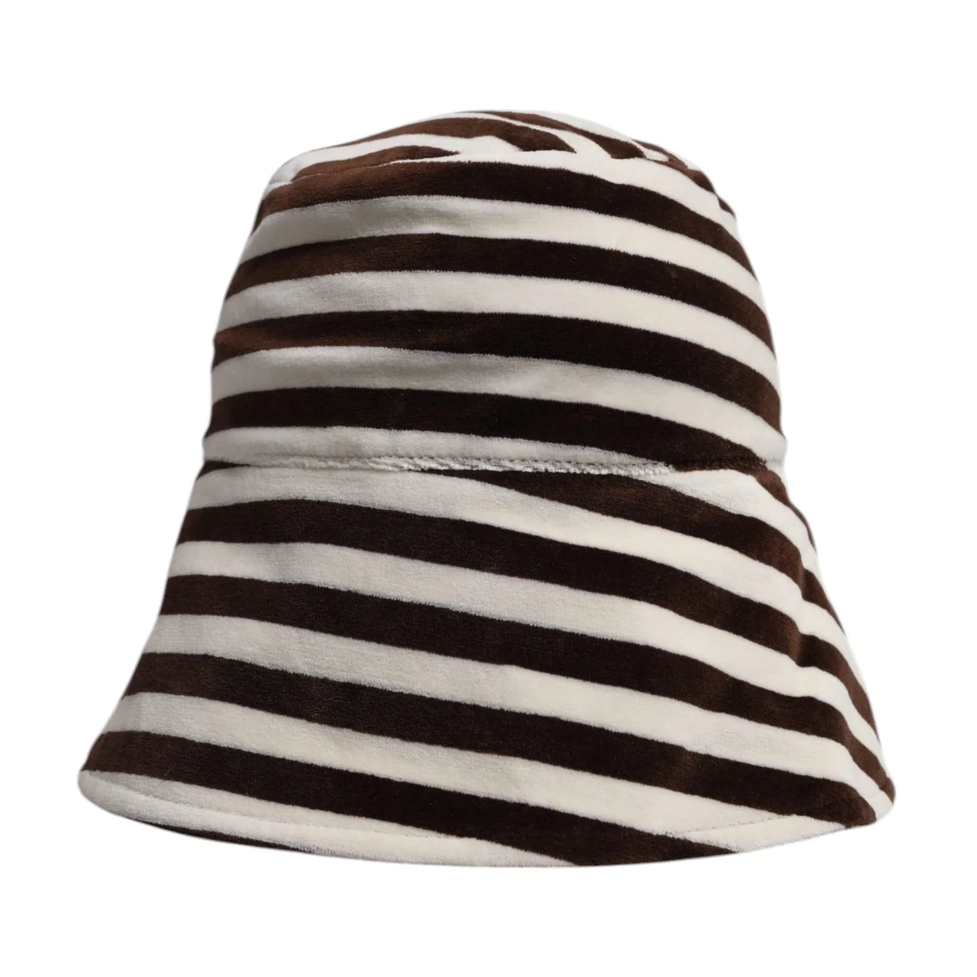 Dolce & Gabbana 58 cm|M Dolce & Gabbana Black White Stripes Cotton Bucket Cap