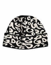 Dolce & Gabbana Dolce & Gabbana Black White Wool Knitted Winter Beanie Hat