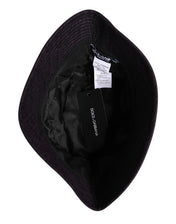 Dolce & Gabbana 59 cm|L Dolce & Gabbana Black Wide Brim Nylon Bucket Hat
