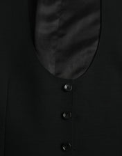 Dolce & Gabbana Waistcoat/Dress Vest IT50 | L Dolce & Gabbana Black Wool Waistcoat Dress Formal Vest
