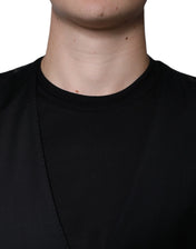Dolce & Gabbana Waistcoat/Dress Vest IT52 | XL Dolce & Gabbana Black Wool Waistcoat Dress Formal Vest