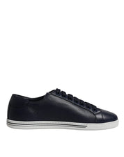 Dolce & Gabbana Sneakers EU39/US6 Dolce & Gabbana Blue Low Top Men Saint Tropez Sneakers Shoes