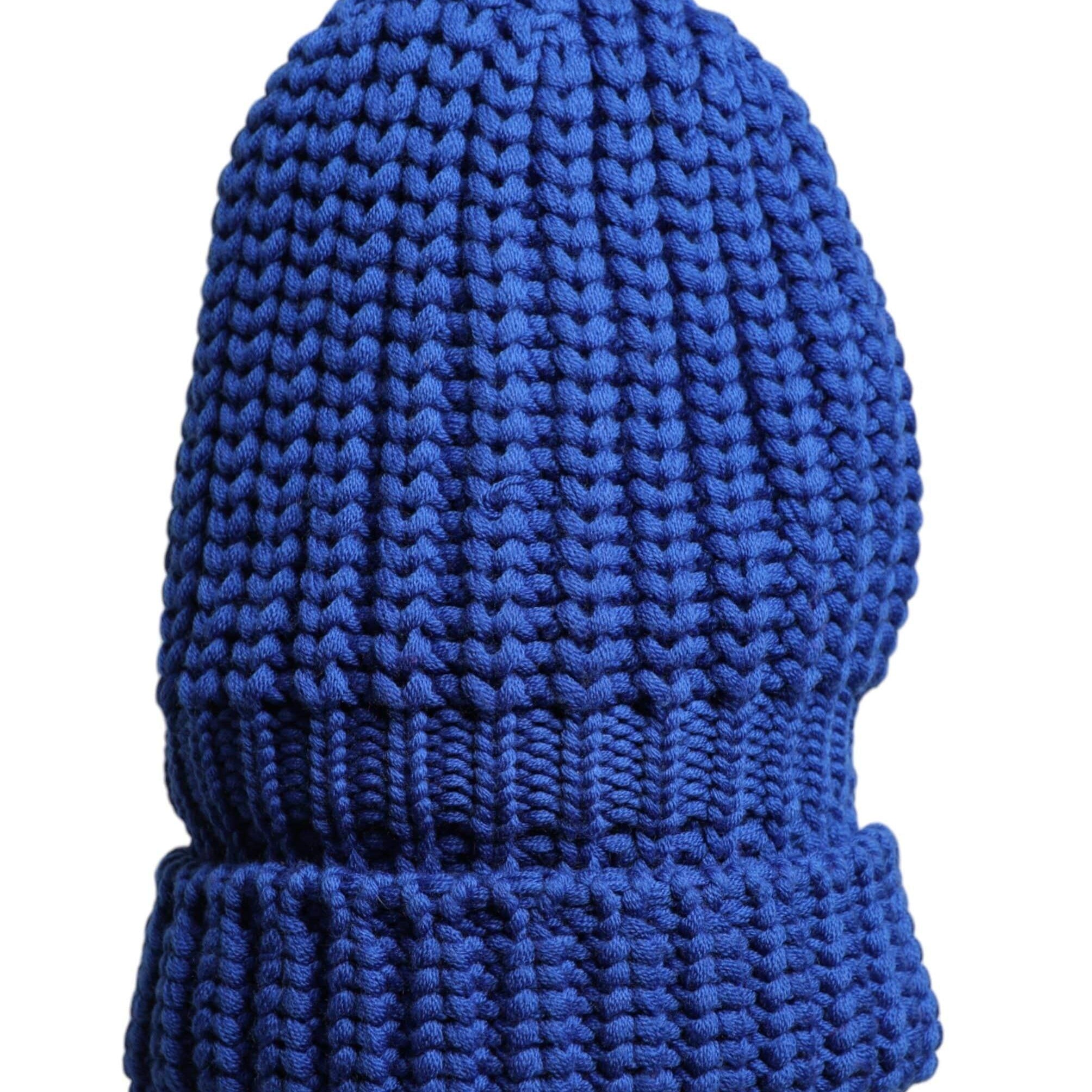 Dolce & Gabbana Dolce & Gabbana Blue Wool Knitted Winter Beanie Hat