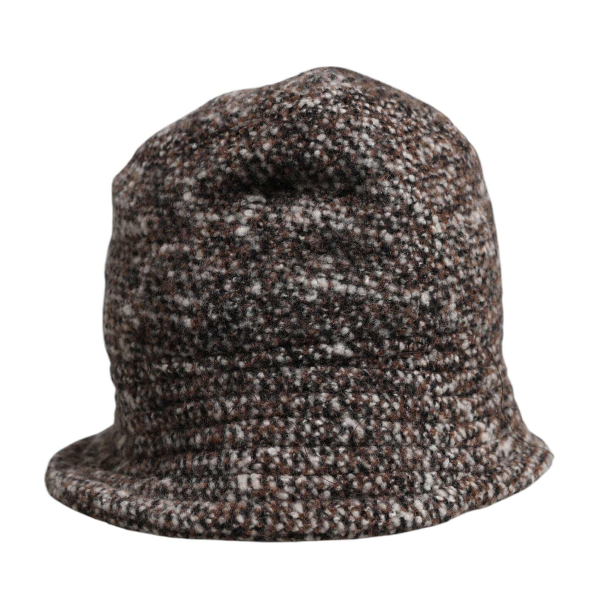 Dolce & Gabbana 59 cm|L Dolce & Gabbana Brown Alpaca Wool Woven Bucket Hat