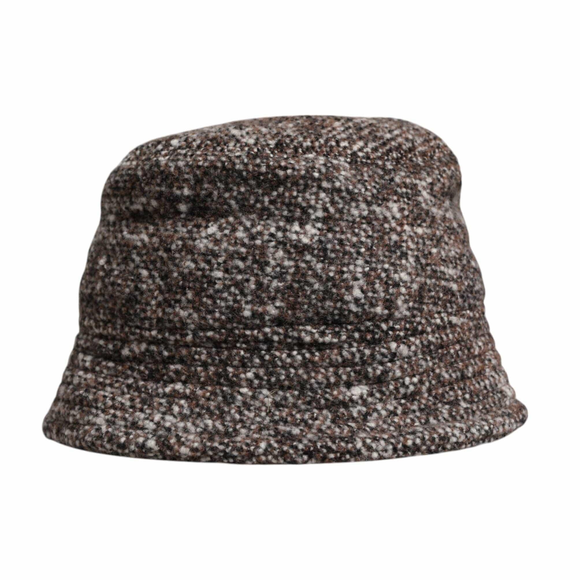 Dolce & Gabbana 59 cm|L Dolce & Gabbana Brown Alpaca Wool Woven Bucket Hat