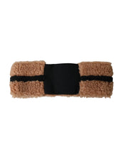 Dolce & Gabbana Beanies Dolce & Gabbana Brown Black Fleece Wool Head Band Hat Men