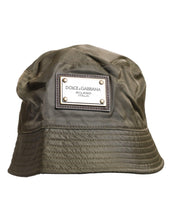 Dolce & Gabbana 57 cm|S Dolce & Gabbana Brown DG Plaque Wide Brim Bucket Hat