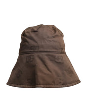 Dolce & Gabbana 58 cm|M Dolce & Gabbana Brown Logo Monogram Cotton Bucket Cap