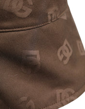 Dolce & Gabbana 58 cm|M Dolce & Gabbana Brown Logo Monogram Cotton Bucket Cap