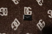 Dolce & Gabbana T-Shirts IT50 | L Dolce & Gabbana Brown Logo Monogram Cotton Crew Neck T-shirt