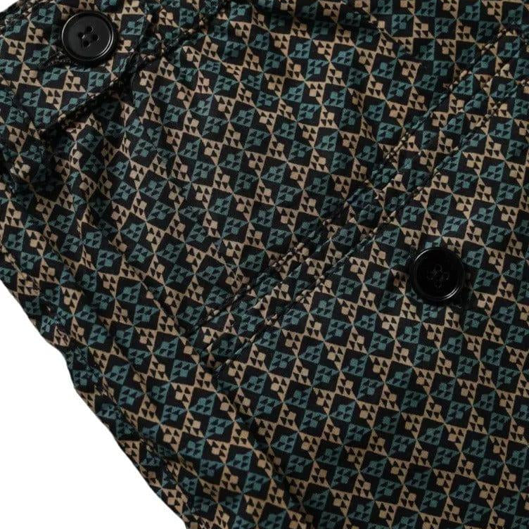 Dolce & Gabbana Swimsuits IT4 | S Dolce & Gabbana Brown Patterned Beachwear Swim Shorts Swimwear