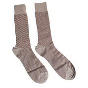 Dolce & Gabbana L Dolce & Gabbana Brown Solid DG Logo Mid Calf Men Socks
