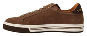 Dolce & Gabbana Sneakers EU39/US6 Dolce & Gabbana Brown Suede Logo Low Top Sneakers Men Shoes
