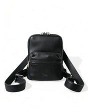 Dolce & Gabbana Backpacks Dolce & Gabbana Chic Black Calf Leather Small Backpack