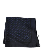 Dolce & Gabbana Dolce & Gabbana Dark Blue Fantasy Square Handkerchief Scarf