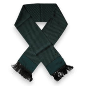 Dolce & Gabbana Dolce & Gabbana Dark Green Fantasy Fringes Neck Wrap Scarf