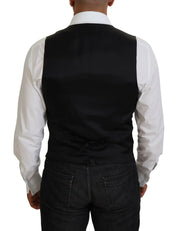 Dolce & Gabbana Formal Vests IT48 | M Dolce & Gabbana Elegant Black Formal Dress Vest