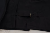 Dolce & Gabbana Formal Vests IT50 | L Dolce & Gabbana Elegant Black Single Breasted Dress Vest