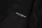 Dolce & Gabbana Formal Vests IT50 | L Dolce & Gabbana Elegant Black Single-Breasted Dress Vest