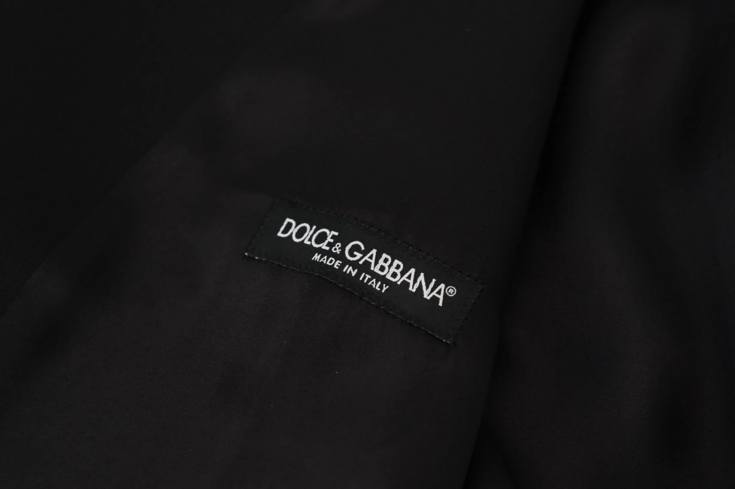 Dolce & Gabbana Formal Vests IT50 | L Dolce & Gabbana Elegant Black Single-Breasted Dress Vest