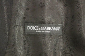 Dolce & Gabbana Formal Vests IT48 | M Dolce & Gabbana Elegant Black Striped Single Breasted Dress Vest