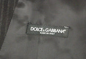 Dolce & Gabbana Formal Vests IT48 | M Dolce & Gabbana Elegant Black Striped Wool Dress Vest