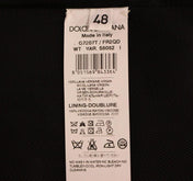 Dolce & Gabbana Formal Vests IT48 | M Dolce & Gabbana Elegant Gray Striped Dress Vest
