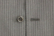 Dolce & Gabbana Formal Vests IT48 | M Dolce & Gabbana Elegant Gray Striped Dress Vest